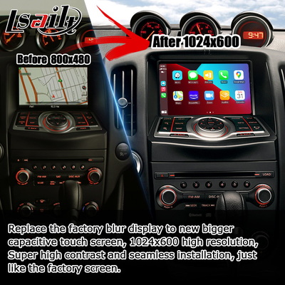 Nissan 370z IT06 bezprzewodowy carplay Android automatyczna aktualizacja ekranu dublowanie ekranu