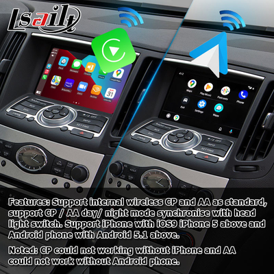 Plug And Play Infiniti G37 G25 Q40 bezprzewodowy carplay android auto moduł interfejsu wideo