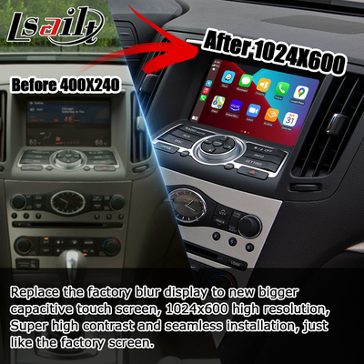Plug And Play Infiniti G37 G25 Q40 bezprzewodowy carplay android auto moduł interfejsu wideo