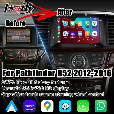 Pathfinder R52 bezprzewodowy carplay Android automatyczna aktualizacja Wyświetlacz HD 720x1280
