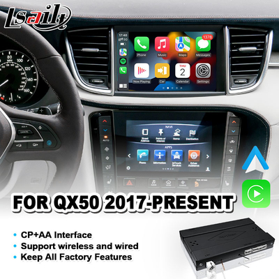Bezprzewodowy interfejs Carplay Android Auto dla 2017-2022 Infiniti QX50