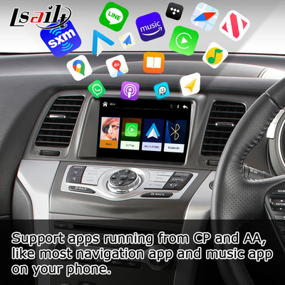 Nissan Murano Z51 Wireless Carplay Android Auto aktualizacja multimedialnego ekranu HD