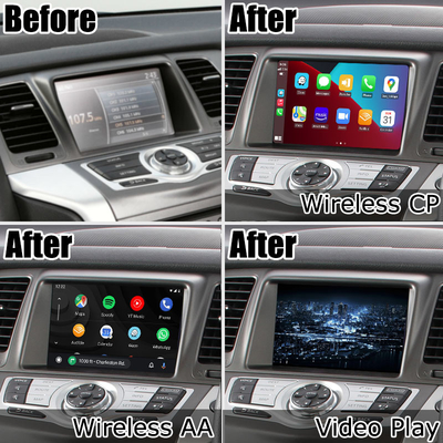 Nissan Murano Z51 Wireless Carplay Android Auto aktualizacja multimedialnego ekranu HD