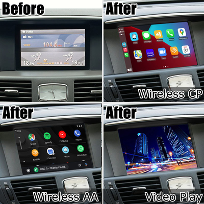 Infiniti M35 M25 Q70 Q70L bezprzewodowa aktualizacja ekranu dotykowego Carplay Android Auto HD