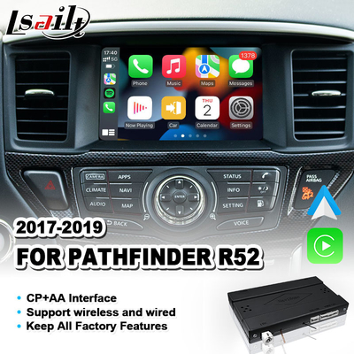 Auto Integracja Wireless Android Auto Carplay Interface dla 2017-2019 Nissan Pathfinder R52