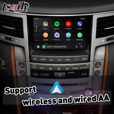 Interfejs Carplay dla 2012-2015 Lexus LX570 LX 570 z bezprzewodowym Android Auto