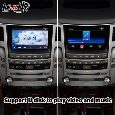 Interfejs Carplay dla 2012-2015 Lexus LX570 LX 570 z bezprzewodowym Android Auto