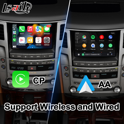 Interfejs wideo Lsailt Android na lata 2012-2015 Lexus LX570 z nawigacją GPS Youtube Wireless Carplay