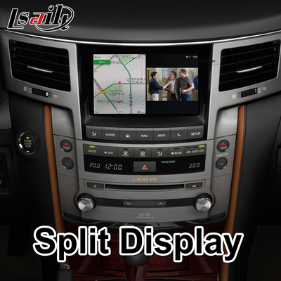 Interfejs wideo Lsailt Android na lata 2012-2015 Lexus LX570 z nawigacją GPS Youtube Wireless Carplay
