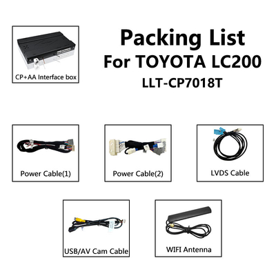 Toyota bezprzewodowy interfejs Carplay dla Land Cruiser LC200 200 V8 2012-2015 firmy Lsailt