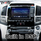 Interfejs wideo Android Carplay na lata 2013-2015 Toyota Land Cruiser LC200 z nawigacją GPS Youtube