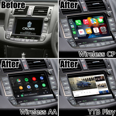 Toyota Crown system Android bezprzewodowy carplay android automatyczna aktualizacja S200 GRS204 URS206 UZS207 Majesta sportowiec