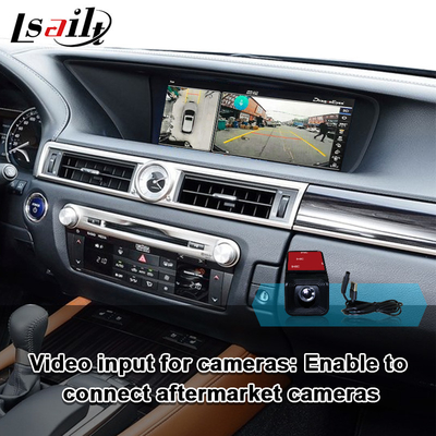 Bezprzewodowy interfejs CarPlay dla Lexus GS300h GS200t z androidem Auto, obsługa zdalnego sterowania joystickiem