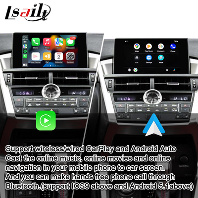 Bezprzewodowy interfejs CarPlay dla Lexus NX NX200t NX300h Android Auto, Mirror Link, HiCar, CarLife