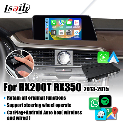 Interfejs Lsailt CarPlay dla Lexus RX RX200T RX350 z Android Auto, Mirror Link, Google Map