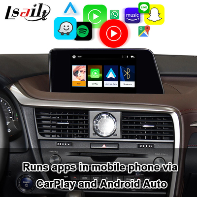 Interfejs Lsailt CarPlay dla Lexus RX RX200T RX350 z Android Auto, Mirror Link, Google Map