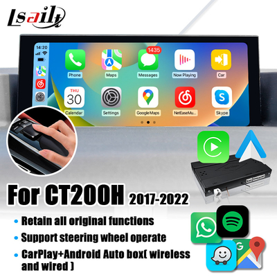 Bezprzewodowy Apple CarPlay dla Lexus NX ES UX to CT RX GS LS LX LC RC 2014-2021 interfejs CarPlay