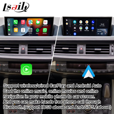 Bezprzewodowy Apple CarPlay dla Lexus NX ES UX to CT RX GS LS LX LC RC 2014-2021 interfejs CarPlay