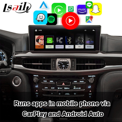 Bezprzewodowy dekoder CarPlay dla interfejsu wideo kamery Revese Lexus LX LX570 LX460d 2017-2022