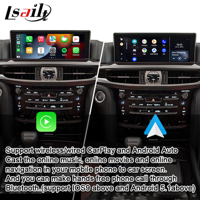 Bezprzewodowy dekoder CarPlay dla interfejsu wideo kamery Revese Lexus LX LX570 LX460d 2017-2022