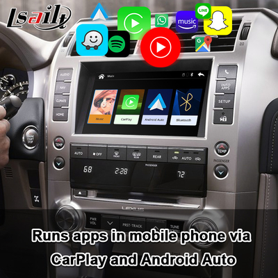 Interfejs CarPlay typu Plug and Play dla Lexus GX460 2014-2021 LX570 RX NX z bezprzewodowym systemem Android Auto