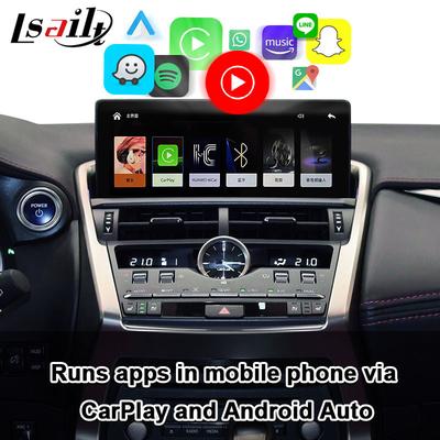 Interfejs Lsailt Lexus CarPlay dla NX NX200T, NX300h 2016-2022 z systemem Linux, Mirror Link