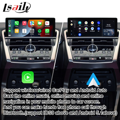 Interfejs Lsailt Lexus CarPlay dla NX NX200T, NX300h 2016-2022 z systemem Linux, Mirror Link