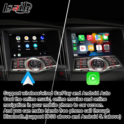 Interfejs samochodowy Lsailt Linux CarPlay Android dla nissana Maxima 2010-2014 Infiniti z łączem lustrzanym