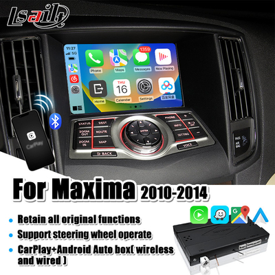 Interfejs samochodowy Lsailt Linux CarPlay Android dla nissana Maxima 2010-2014 Infiniti z łączem lustrzanym