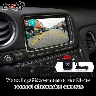 Interfejs Carplay dla nissana GT-R GTR R35 2008-2017 zintegrowany bezprzewodowy Android Auto, Mirror Link