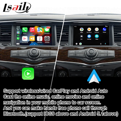 Zintegrowany interfejs Nissan Carplay Android Auto, Mirror Link dla Patrol, Armada, Pathfinder