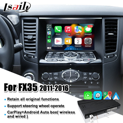 Bezprzewodowy interfejs samochodowy Apple CarPlay Android Oryginalna aktualizacja ekranu dla Infiniti FX Q QX