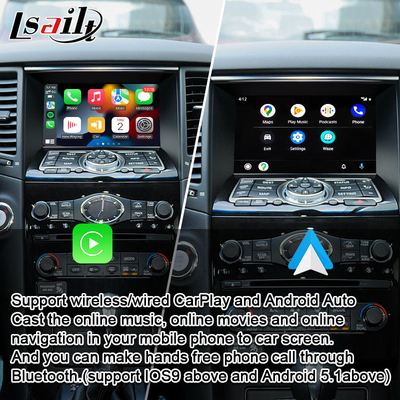 Bezprzewodowy interfejs samochodowy Apple CarPlay Android Oryginalna aktualizacja ekranu dla Infiniti FX Q QX