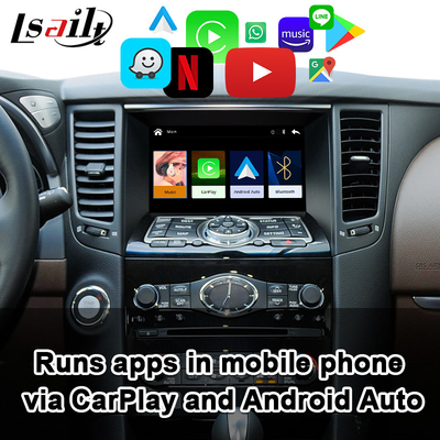 Bezprzewodowy interfejs samochodowy Apple CarPlay Android Oryginalna aktualizacja ekranu dla Infiniti FX Q QX
