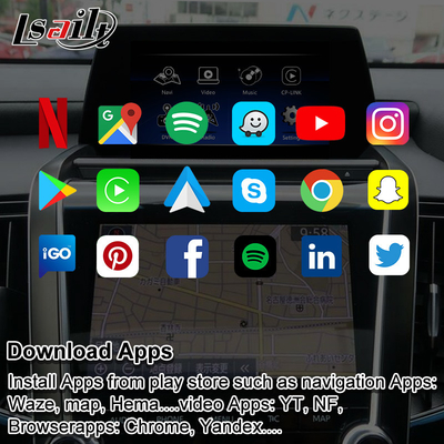 Zintegrowany z OEM multimedialny interfejs wideo Android z bezprzewodowym CarPlay, Android Auto, YouTube
