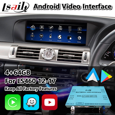 Lsailt Android multimedialny interfejs wideo dla Lexus LS460 LS600h LS f-sport AWD 2012-2017