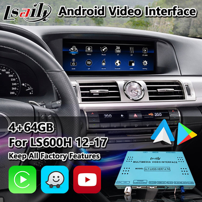 Lsailt Android multimedialny interfejs wideo dla Lexus LS 600H 460 460L AWD F Sport 2012-2017