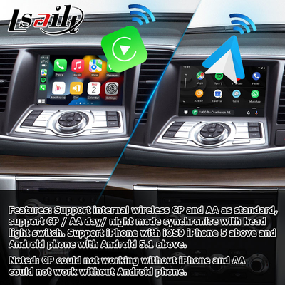 Nissan Teana J32 w stylu fabrycznym, bezprzewodowy moduł rozwiązania Carplay Android Auto w stylu OEM