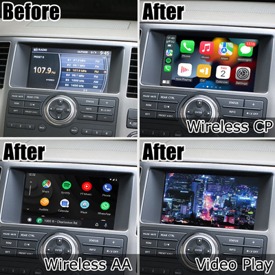 Nissan Armada TA60 współpracuje z bezprzewodową obsługą systemu Android Auto na fabrycznym ekranie