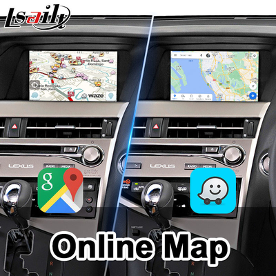 Interfejs wideo Lsailt Android Carplay dla Lexus RX270 RX350 RX450h RX sterowanie myszą 2012-2015