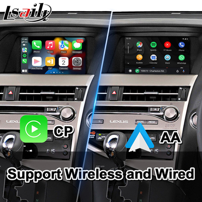 Interfejs wideo Lsailt Android Carplay dla Lexus RX270 RX350 RX450h RX sterowanie myszą 2012-2015