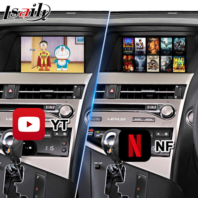 Interfejs wideo Lsailt Android Carplay dla Lexus RX270 RX350 RX450h RX sterowanie myszą 2012-2015