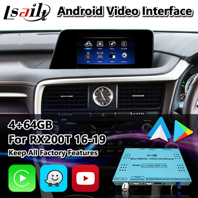 Lsailt Android Multimedia Interface dla Lexus RX200T RX350 RX300 RX RX Mouse Control 2016-2019