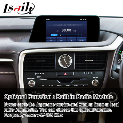 Lsailt Android Multimedia Interface dla Lexus RX200T RX350 RX300 RX RX Mouse Control 2016-2019