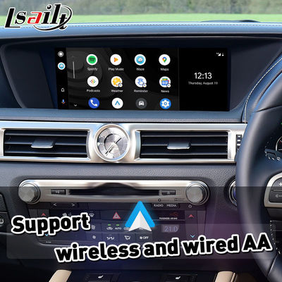 Lsailt Wireless Android Auto Carplay Interface dla Lexus GS300h GS200t GS350 GS450h GSF GS L10 2016-2020