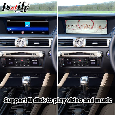 Lsailt Wireless Android Auto Carplay Interface dla Lexus GS300h GS200t GS350 GS450h GSF GS L10 2016-2020