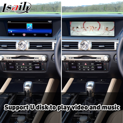 Bezprzewodowy interfejs Android Auto Carplay dla Lexus GS300h GS200t GS350 GS450h GSF GS L10 2016-2020