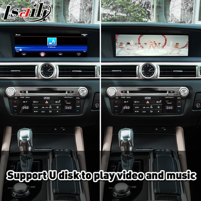 Android Auto & Carplay Interface dla Lexus GS 350 200t 300h 450h AWD F Sport 2016-2020