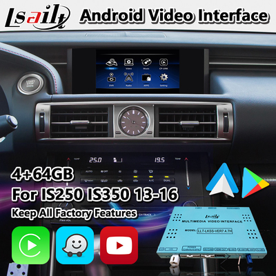 Lsailt Android Video Interface dla Lexus IS250 IS300h IS350 IS200t IS300 IS Monitor myszy 2013-2016
