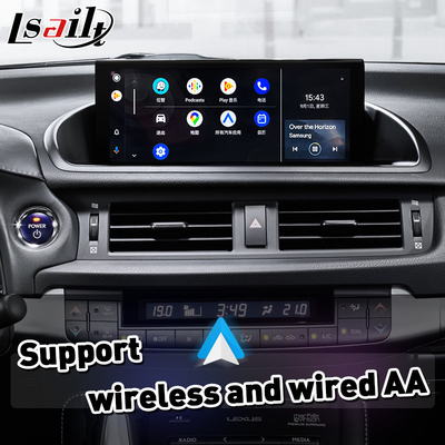 Bezprzewodowy Carplay & Android Auto Interface dla Lexus CT 200h FSport CT 2017-2022